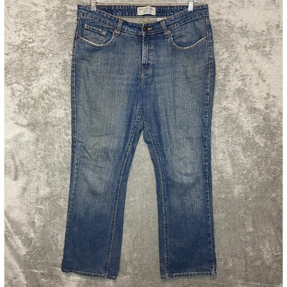 Signature by Levi Strauss & Co. Denim - Signature Levis Women Stretch Low Rise Bootcut Dirty Wash Denim Jean 16W Plus